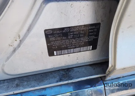 2015 Hyundai Sonata Sport from USA, damaged, VIN 5NPE34AF2FH203524